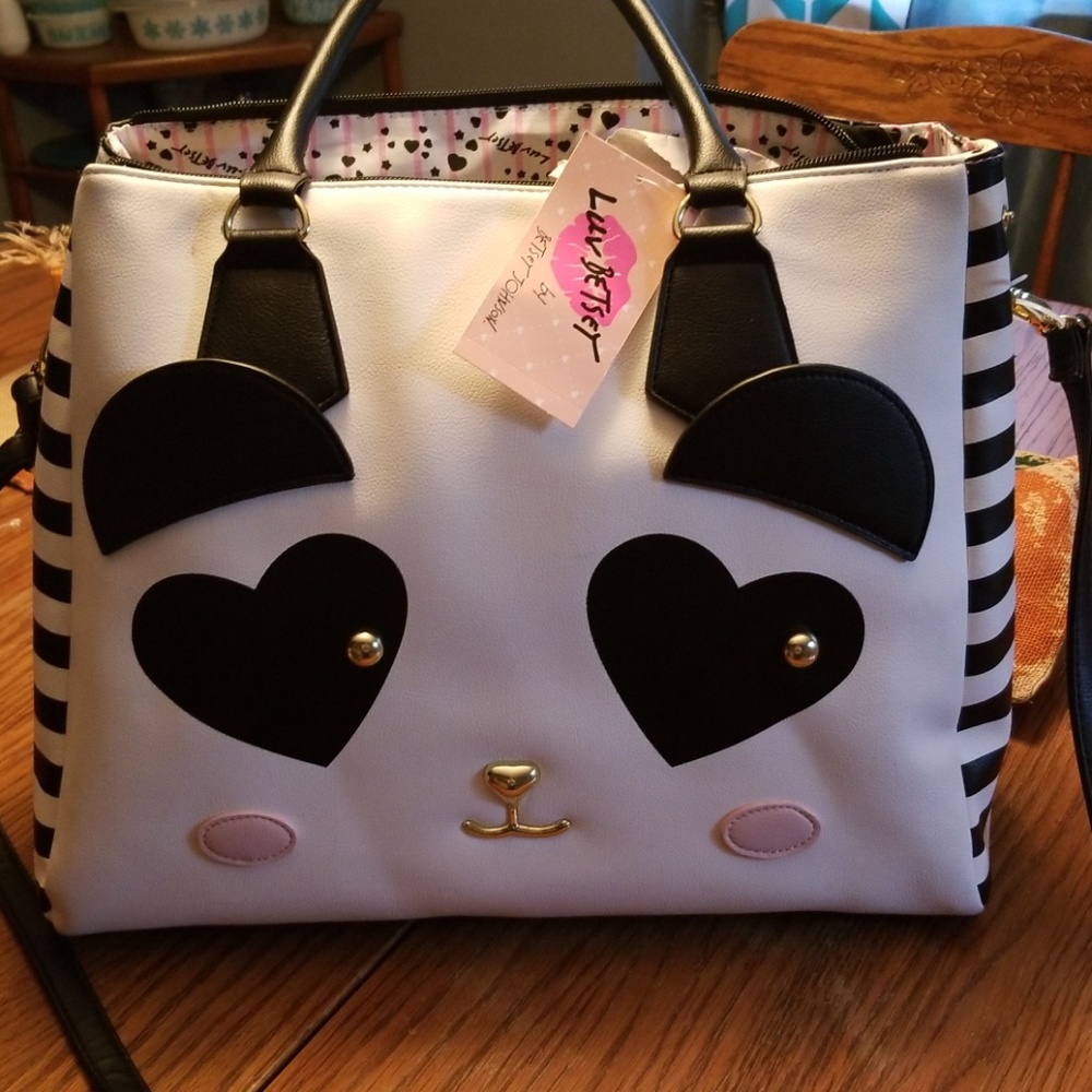 Betsey Johnson Large satchel 🐼
